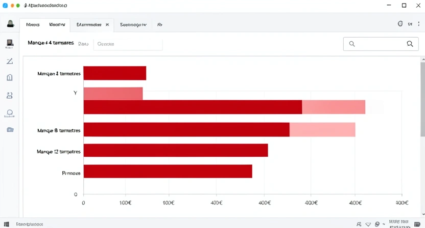 Graphique à barres montrant la décote mensuelle pour un départ à 64 ans avec des trimestres manquants