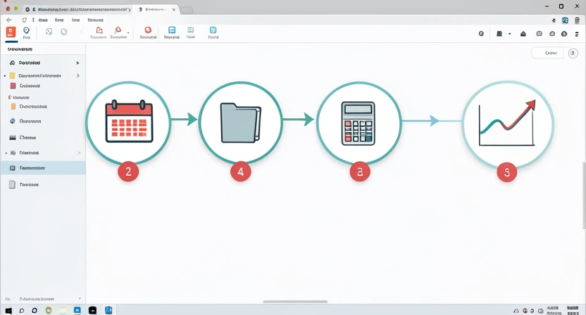 Infographie en étapes : "1. Vérifiez votre âge légal, 2. Comptez vos trimestres, 3. Calculez l'écart, 4. Simulez la pension"