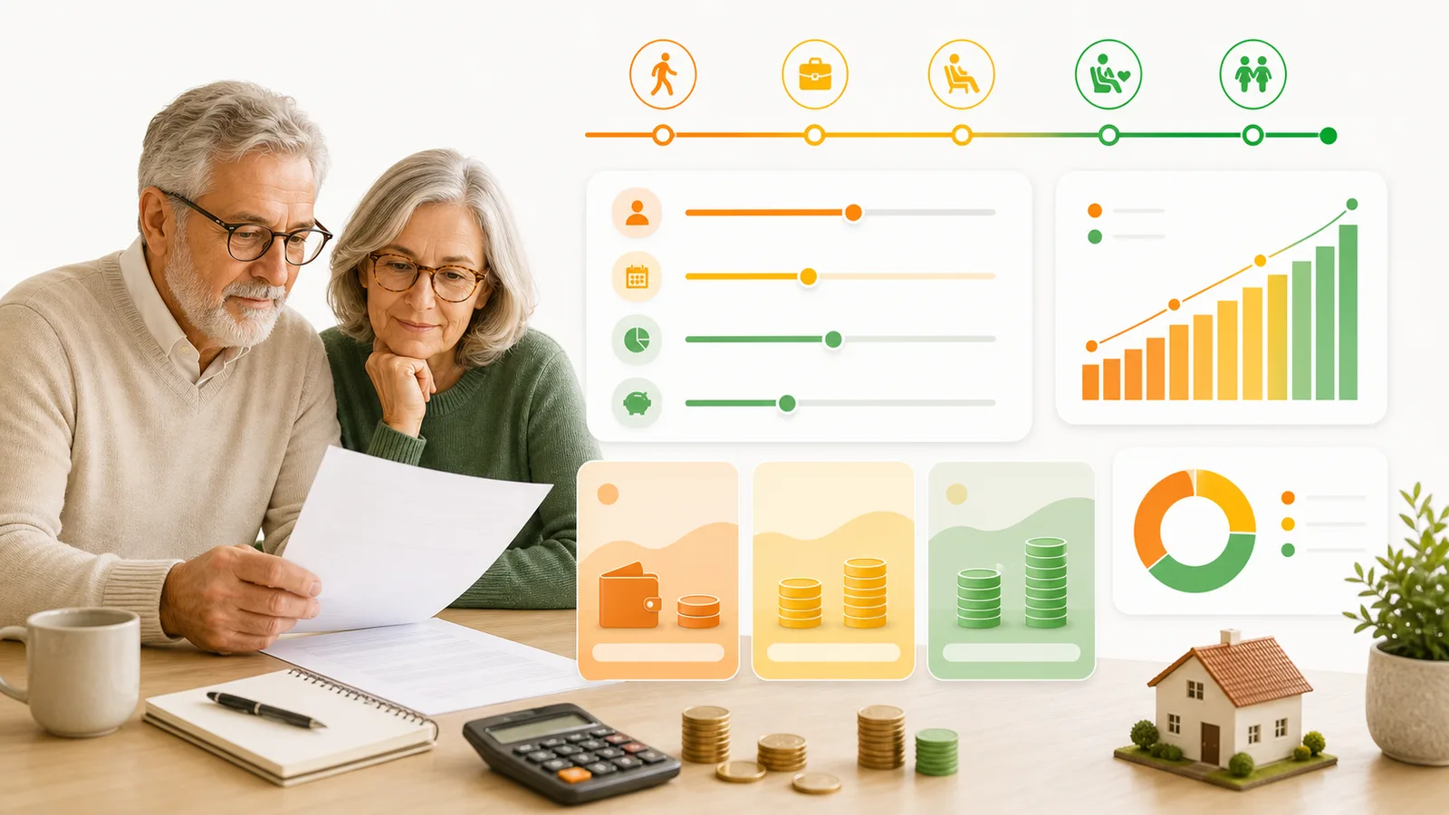 Les recherches de calcul financier montent: pourquoi simuler sa retraite avant de bouger son salaire