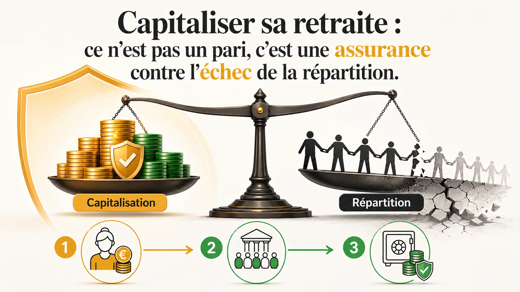 Pourquoi la capitalisation n'est pas un pari, mais une assurance contre l'échec de la répartition