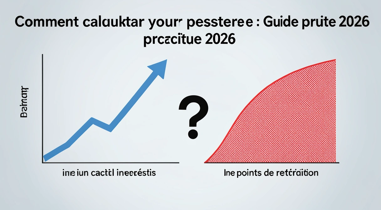 Graphique comparatif montrant la croissance d'un capital investi versus la valeur des points de retraite acquise sur une carrière
