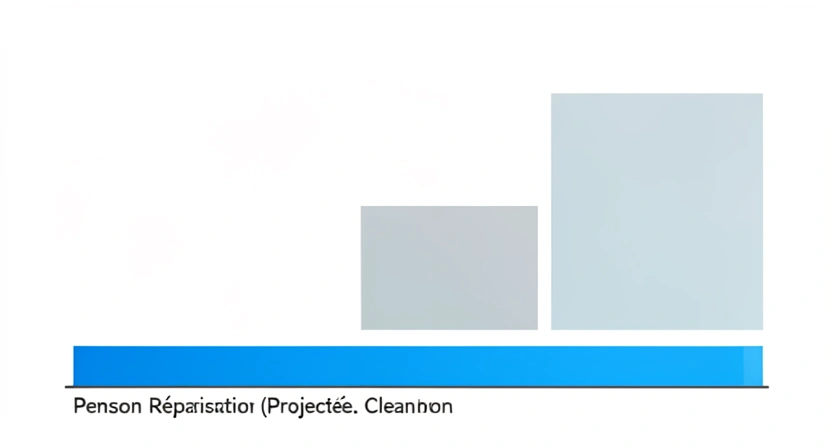 Graphique en barres montrant l'écart croissant entre la pension projetée et le besoin de revenu à la retraite