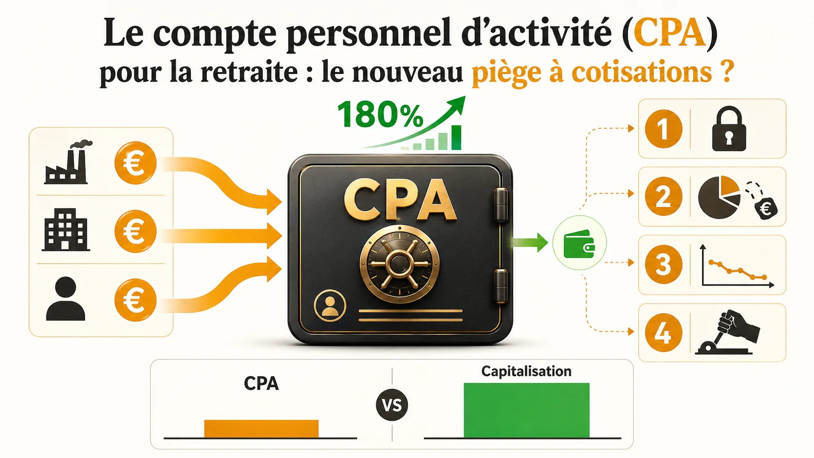 Le compte personnel d'activité (CPA) pour la retraite : le nouveau piège à cotisations ?