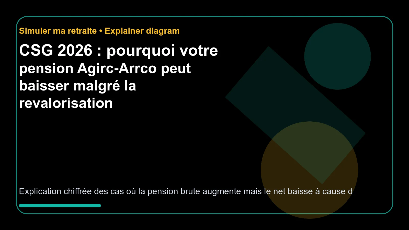 fr: "CSG 2026 : pourquoi votre pension Agirc-Arrco peut baisser malgré la revalorisation - contexte