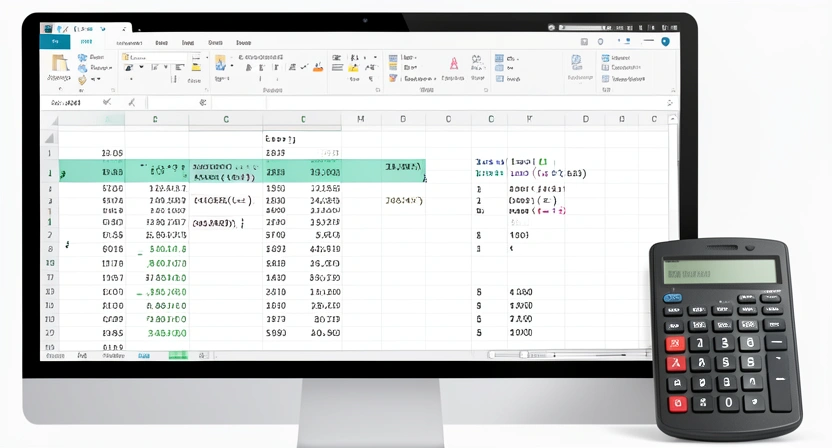 Tableur Excel ouvert avec des formules de calcul, montrant les colonnes "CA", "Cotisations", "Points acquis", "Pension projetée" et "Capital potentiel".