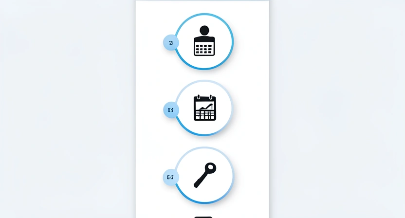 Infographie en 7 étapes avec des icônes : Profil, Horizon, Fiscalité, Rendement, Liquidité, Transmission, Choix