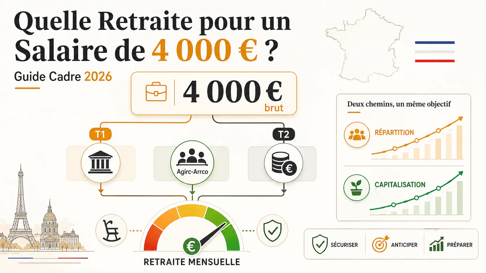 Quelle Retraite pour un Salaire de 4 000 € ? Guide Cadre 2026