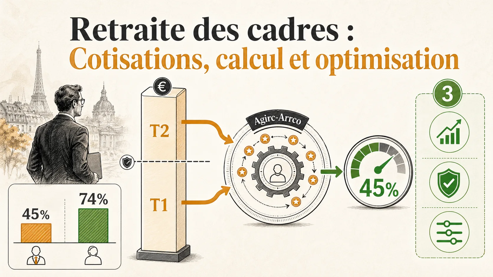 Retraite des cadres : Cotisations, calcul et optimisation