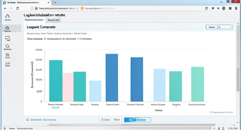 Capture d'écran réaliste du simulateur Simuler Ma Retraite montrant un graphique comparatif entre la pension d'un fonctionnaire et un scénario de capitalisation