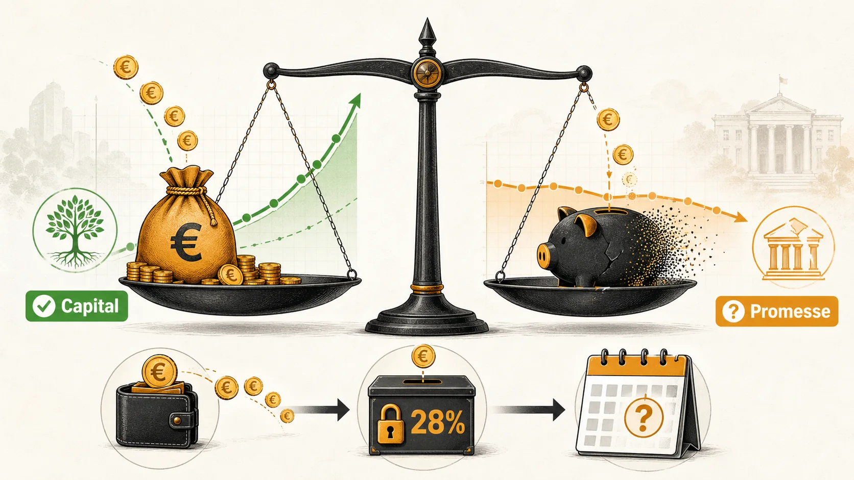 Pourquoi votre retraite est-elle un investissement forcé à rendement négatif ?