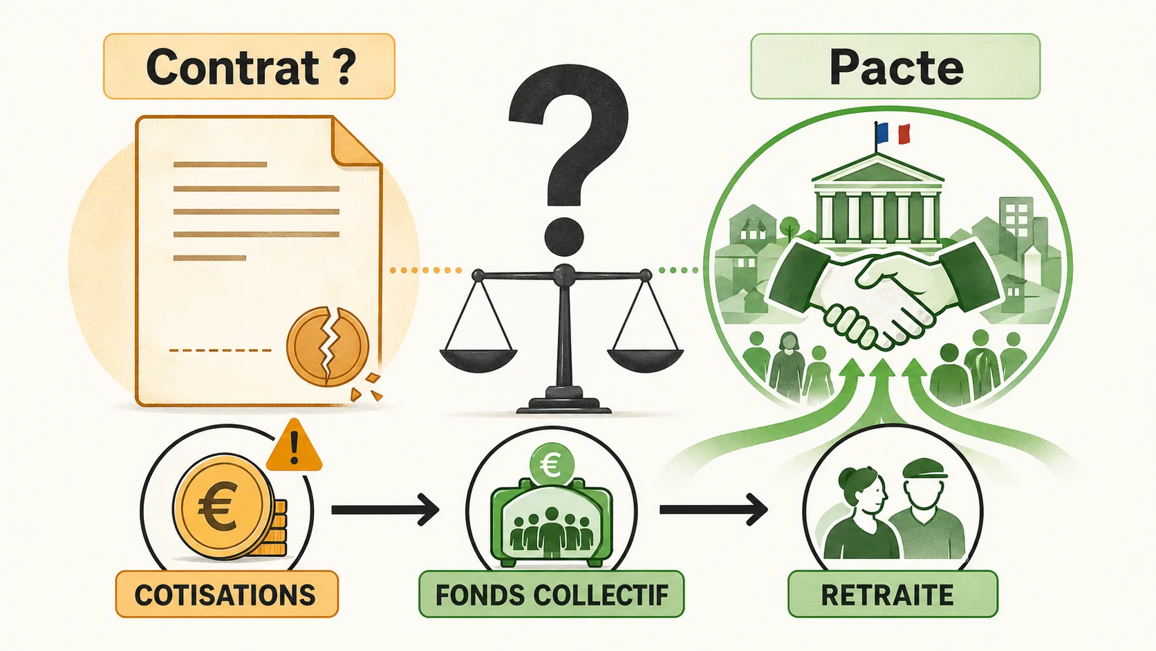 Votre retraite est-elle un 'pacte' ou un 'contrat' ? Ce que la loi ne vous dit pas sur vos cotisations