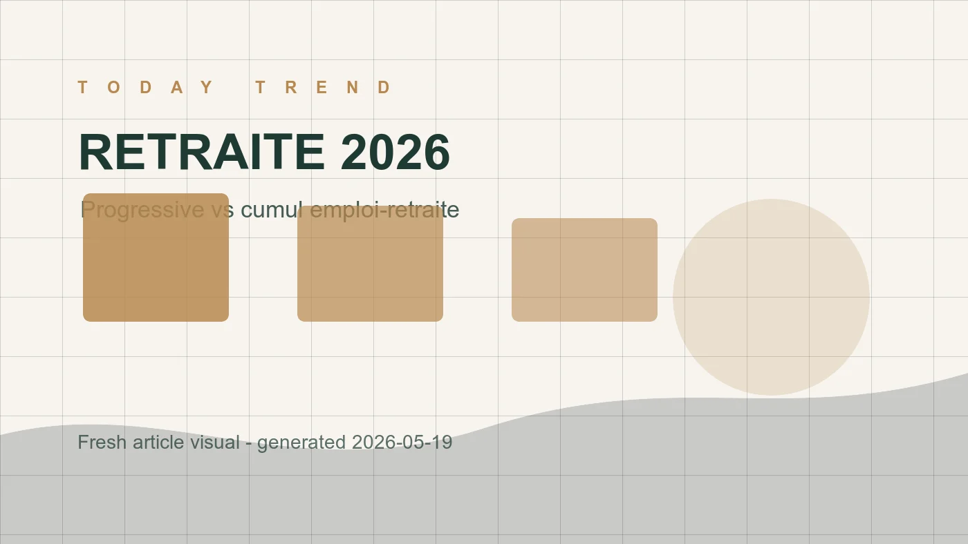 Retraite progressive ou cumul emploi-retraite 2026 : le bon calcul