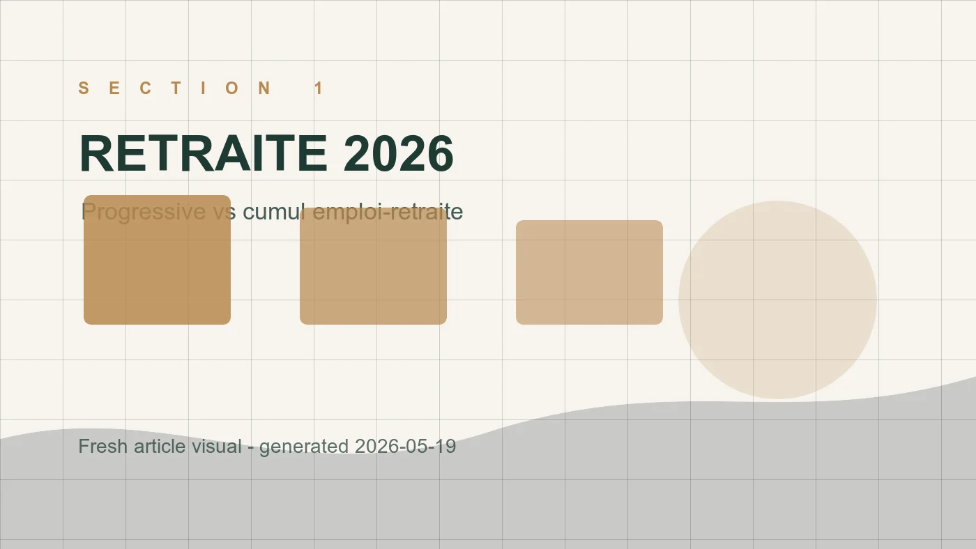 Comparatif retraite progressive vs cumul emploi retraite