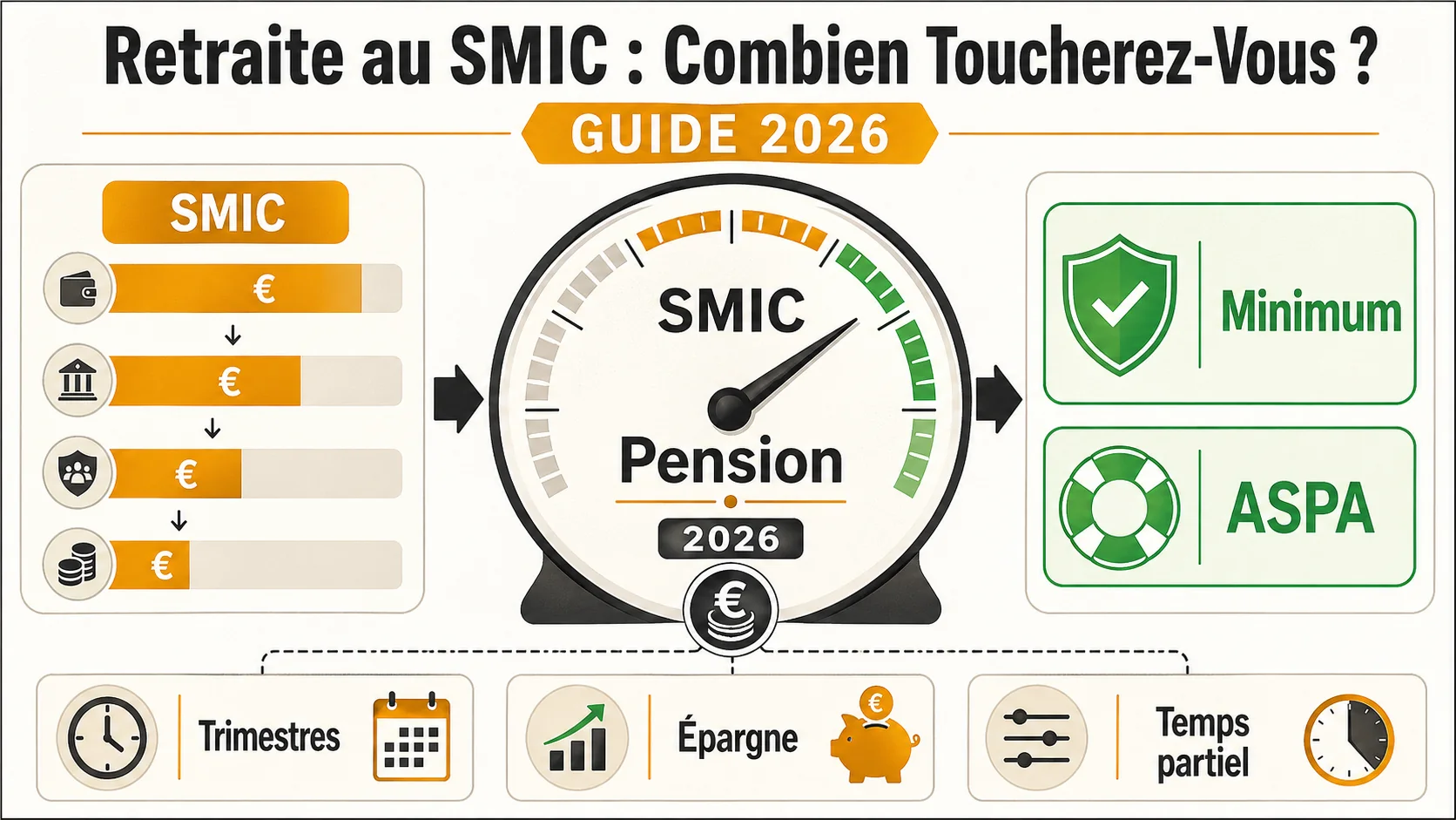 Retraite au SMIC : Combien Toucherez-Vous ? Guide 2026